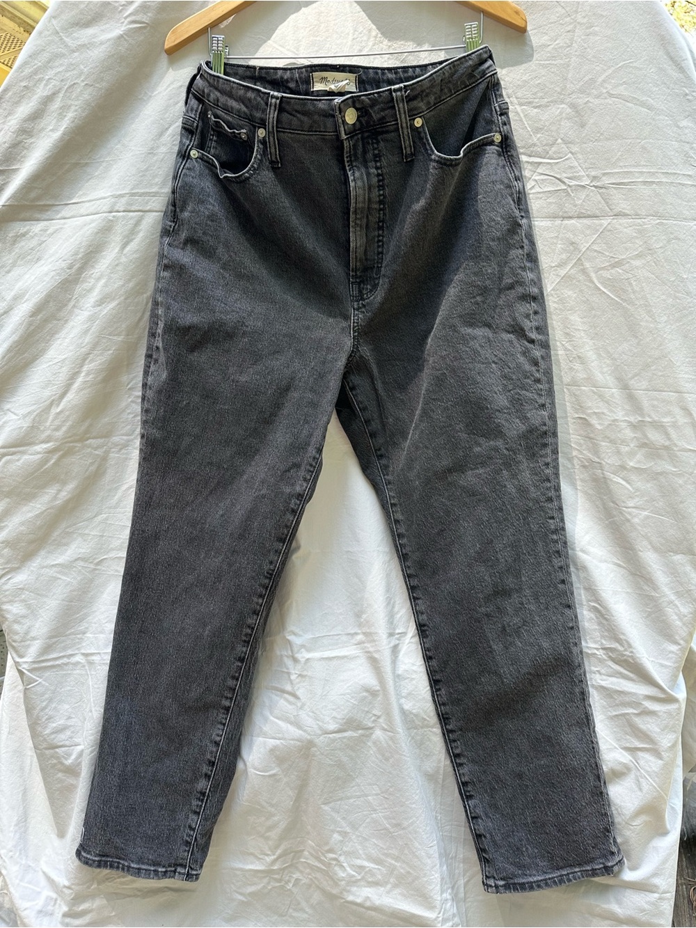 Madewell Black Curvy Perfect Vintage Jean size 31 in Lunar Wash